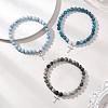 Cross 201 Stainless Steel Charm Bracelets BJEW-JB13504-1
