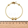 201 Stainless Steel Cuff Bangles BJEW-Z151-02G-03-5