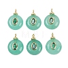 Dyed Natural White Jade Pendants G-Z134-03G-05-1