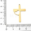 201 Stainless Steel Pendants SA-CBA9671-06G-3