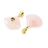 Natural Rose Quartz Pendants GG-CBA1AE1-01G-05-2