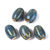 Vintage Handmade Porcelain Beads PORC-Q006-10K-1