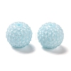 Chunky Resin Rhinestone Bubblegum Ball Beads RESI-S259-A11-1