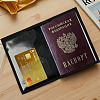 2Pcs 2 Colors PU Leather Passport Cover OFST-CL0001-10C-3
