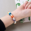 Kissitty DIY Children's Day Stretch Bracelets Making Kits DIY-KS0001-13-18