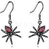 Spider Zinc Alloy Rhinestone Dangle Earrings FS-WGFA087-01-1