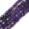 Natural Dragon Veins Agate(Dyed & Heated) Beads Strands G-G177-E19-03-1