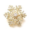 Snowflake Rotatable Brooches for Women JEWB-B023-01G-2