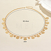 Vintage Alloy Coin Tassel Long Necklaces for Women EV2148-2