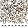200Pcs Rondelle 304 Stainless Steel Spacer Beads STAS-DC0015-10-1