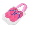 Summer Beach Theme Printed Flip Flops Non-Woven Reusable Folding Gift Bags with Handle ABAG-F009-E03-2