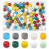 100Pcs 10 Colors K9 Glass Beads Strands GLAA-YW0003-59-1