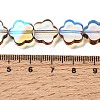 Electroplated Transparent Glass Beads Strands GL-CBA98F0-07C-4