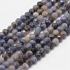 Natural Sapphire Gemstone Beads Strands G-K182-2mm-22A-1