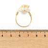 Natural Sea Shell Finger Rings RJEW-JR01058-6