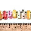 Dyed Natural Trochid Shell/Trochus Shell Beads Strands BSHE-A002-03B-4
