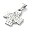 Religion 304 Stainless Steel Pendants STAS-Z098-43P-2