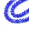 Electroplate Glass Beads Strands EGLA-A044-T3mm-B31-3