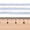 Natural Blue Chalcedony Beads G-P618-3mm-02-5