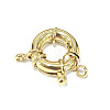 Rack Plating Brass Spring Clasps LS-KK-D399-B-G-NF-2