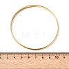 304 Stainless Steel Plain Bangles for Women Men BJEW-Z167-01G-04-5