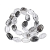 Natural Black Lodolite Quartz Beads Strands G-L650-E02-02-3