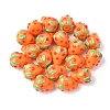 20Pcs Handmade Lampwork Bumpy Beads LAMP-YW0001-81D-1