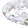 Synthetic Moonstone Beads Strands G-E573-01A-14-3