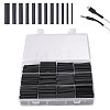 650Pcs PE Plastic Insulating Heat Shrink Tubing FIND-WH0816-218-8