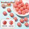 30Pcs Round Silicone Beads SIL-SZ0004-23G-2