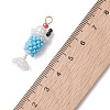 Glass Seed Beaded Pendants PALLOY-MZ01269-02-4
