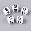 Opaque Acrylic Beads SACR-N020-04A-S-1