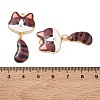 Printed Alloy Pendants ENAM-K076-45G-04-3