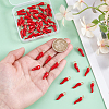 50Pcs Alloy Enamel Pendants ENAM-ME0001-02-3