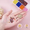 Mixed 12/0 Round Glass Seed Beads SEED-PH0006-2mm-04-2