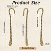 12Pcs Alloy Hair Sticks MRMJ-SC0001-65-2