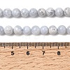 Natural Blue Lace Agate Beads Strands G-G346-A01-6mm-5
