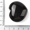 Natural Obsidian Thumb Massage Stone G-I367-06E-3