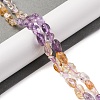 Natural Amethyst & Citrine Beads Strands G-L610-B06-01-2