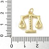 Rack Plating Brass Micro Pave Cubic Zirconia Pendants KK-K392-32G-3