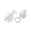 Natural Cultured Freshwater Pearl Pendants PALLOY-JF05443-02-3