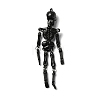 Halloween Luminous PVC Skeleton Pendants HJEW-B007-02-2