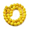 Natural Striped Stone Beads Strands G-D315-A01-04-6mm-3