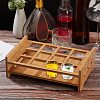 12-Hole Bamboo Glass Holder Display Racks ODIS-WH0025-82-6