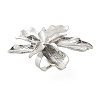 Flower Alloy Adjustable Rings for Women RJEW-B108-01P-5