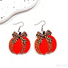 Printed Iron Acrylic Dangle Earrings WGE4757-02-1