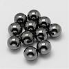 Non-magnetic Synthetic Hematite Beads G-P162-01-8mm-1