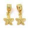 Tibetan Style Alloy European Dangle Charms PALLOY-F199-41G-1