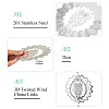 201 Stainless Steel Connector Charms/Links STAS-TA0005-97-5