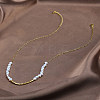 925 Sterling Silver with Natural Pearls Beads Necklaces NJEW-Z030-07G-2